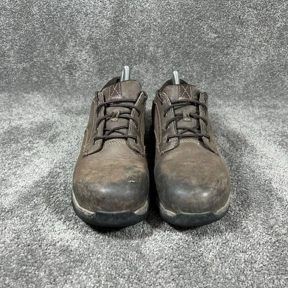 Red Wing ComfortPro 2309 Women’s Sz 10 D Brown Leather Oxford ST Work Shoes Used